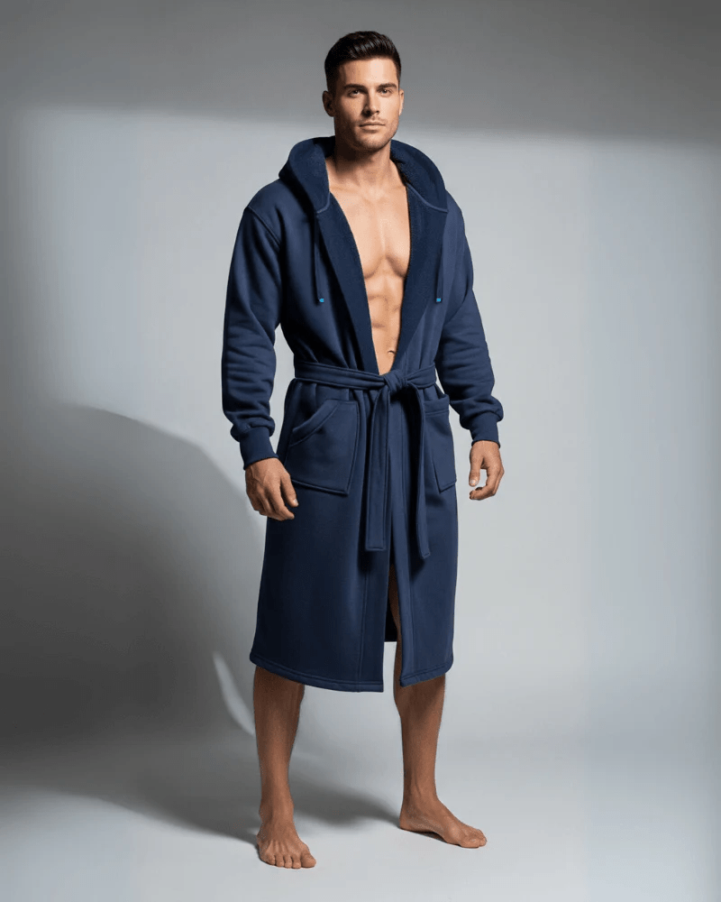 DudeRobe: The Men Robe Has Gone Next Level 2 imgi 44 duderobe mens luxury hooded bathrobe modern design kickstarter shark tank