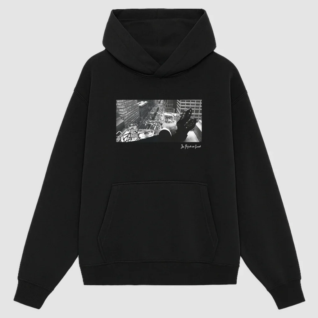In Print We Trust: Where Style Meets Substance 2 wall street black hoodie in print we trust 207699